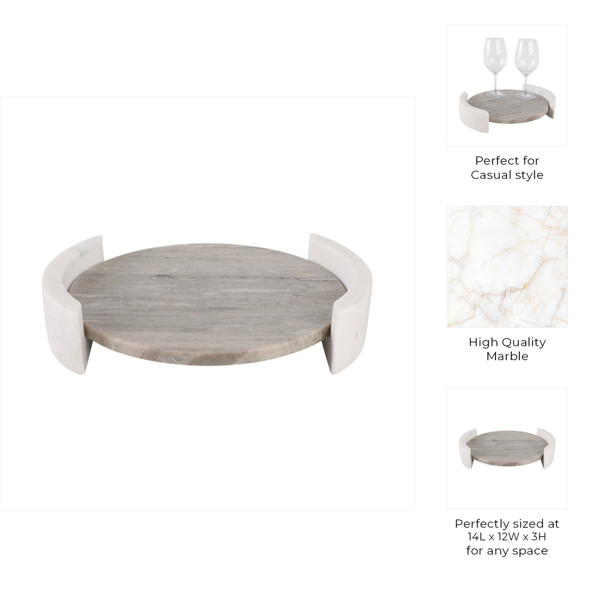 Skylerfield Tan Tray — 3″ — additional view