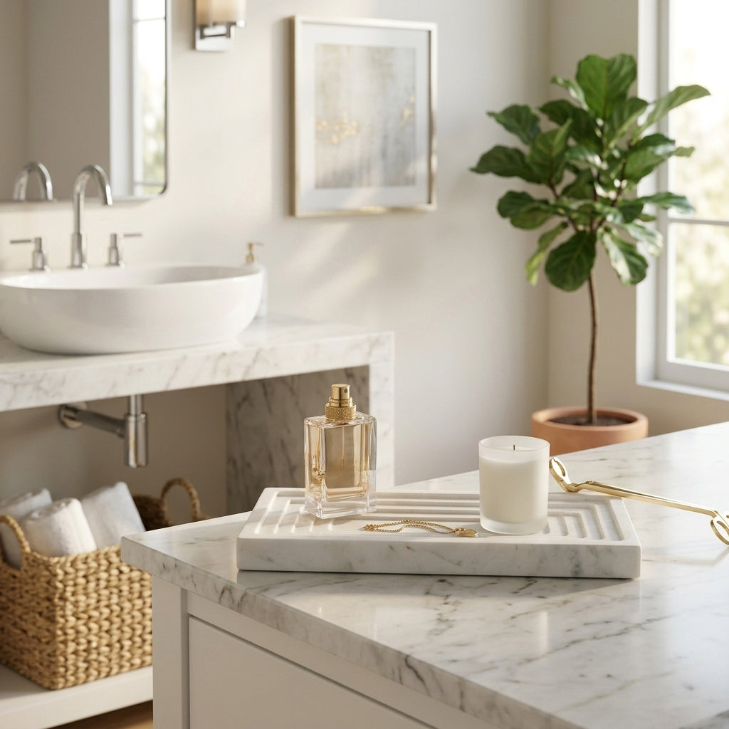 Morganview White Tray — 1″ — additional view