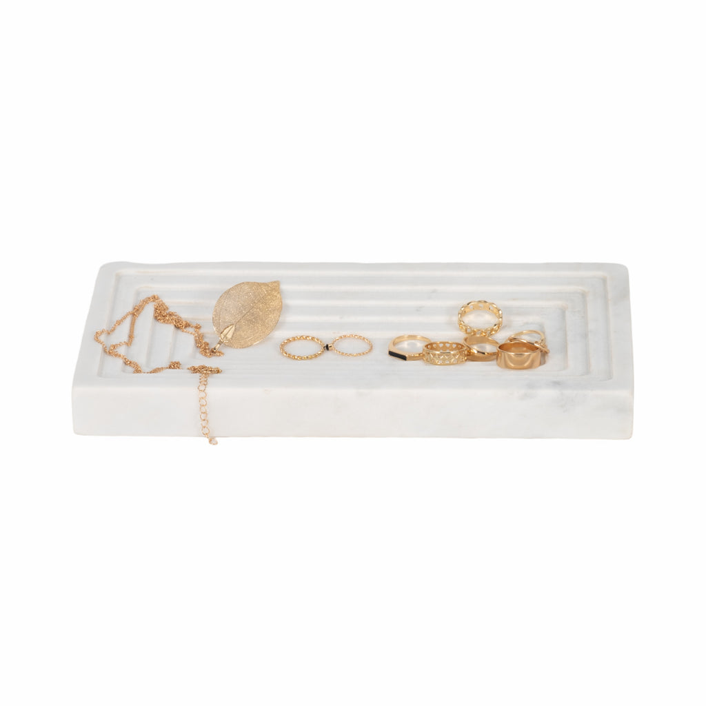 Morganview White Tray — 1″ — additional view