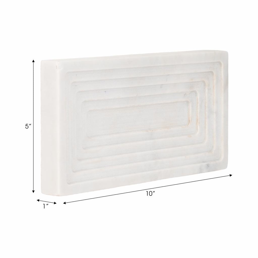 Morganview White Tray — 1″ — additional view