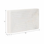 Morganview White Tray — 1″ — additional view