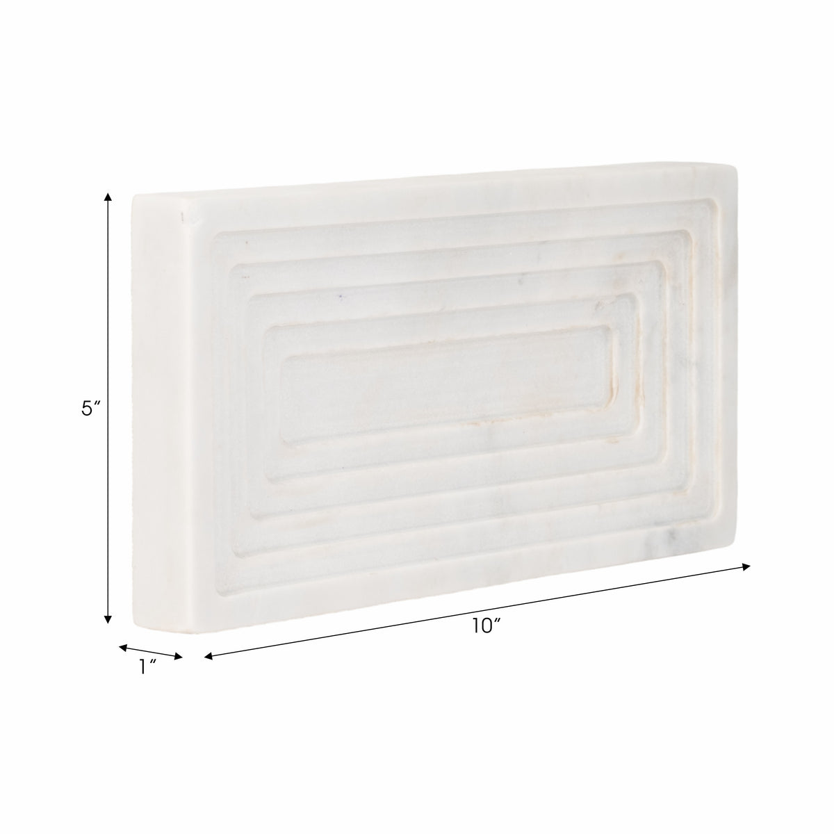 Morganview White Tray — 1″ — additional view