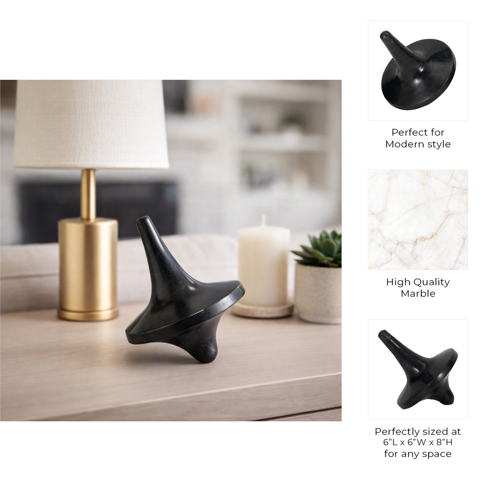 Asherford Black Decor — 8″ — additional view