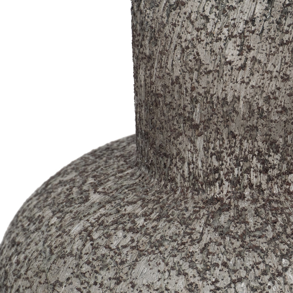 Burtonburn Set of 3 Gray Glass Vases — 18″ — additional view