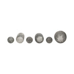Burtonburn Set of 3 Gray Glass Vases — 18″ — additional view