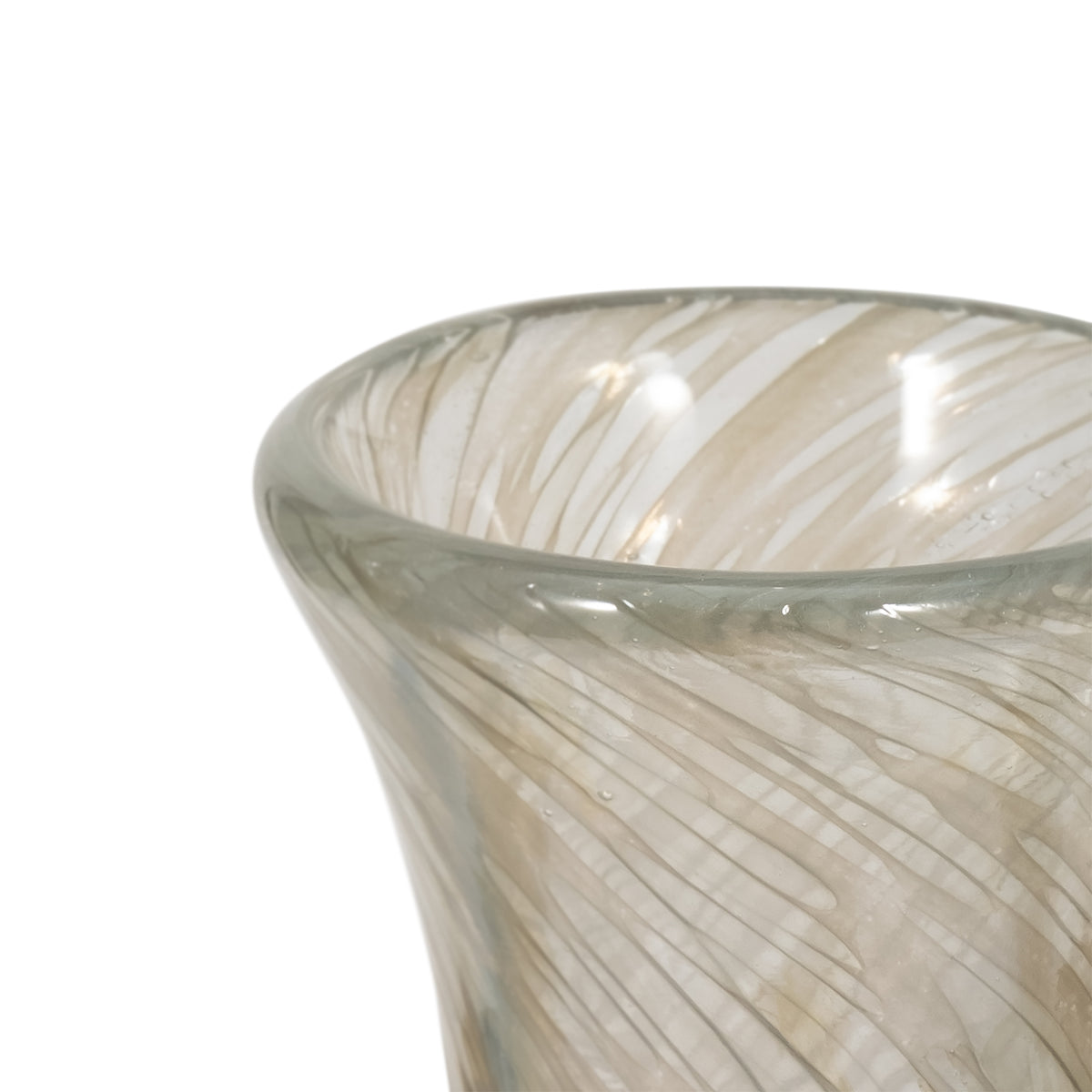 Brynhaven Set of 3 Gray Glass Vases — 22″ — additional view