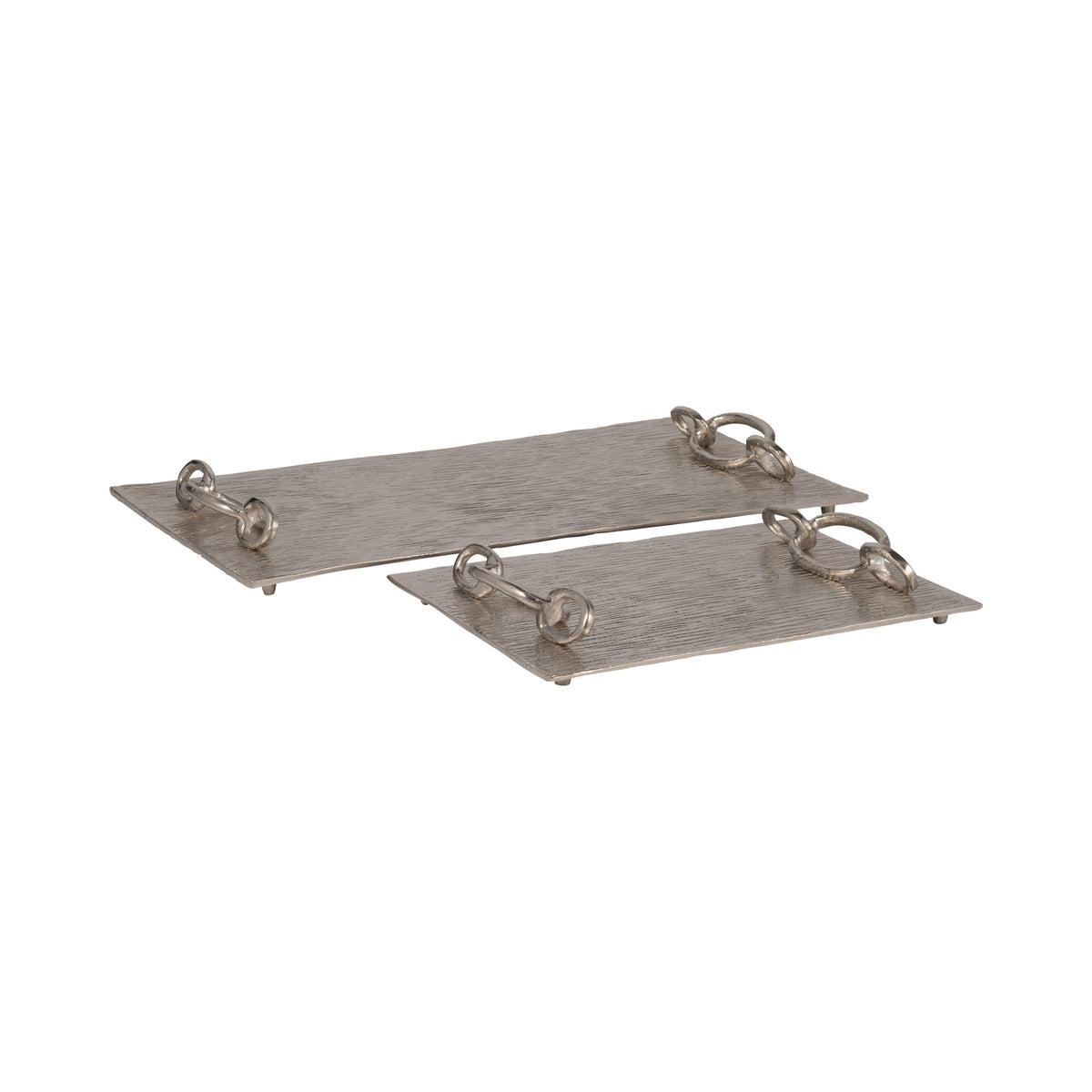 Burkeford Set of 2 Silver Tray — 3″ — additional view
