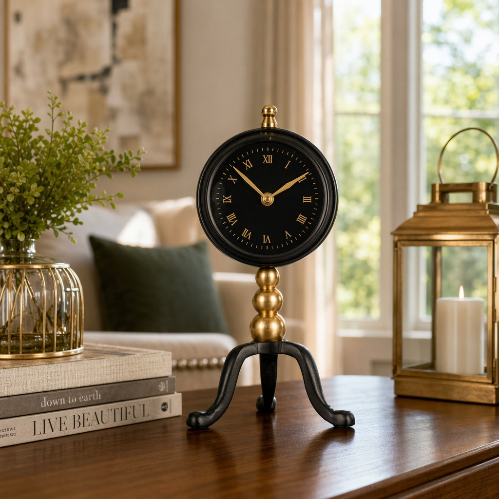 Elginwick Black Clock — 10″ — additional view