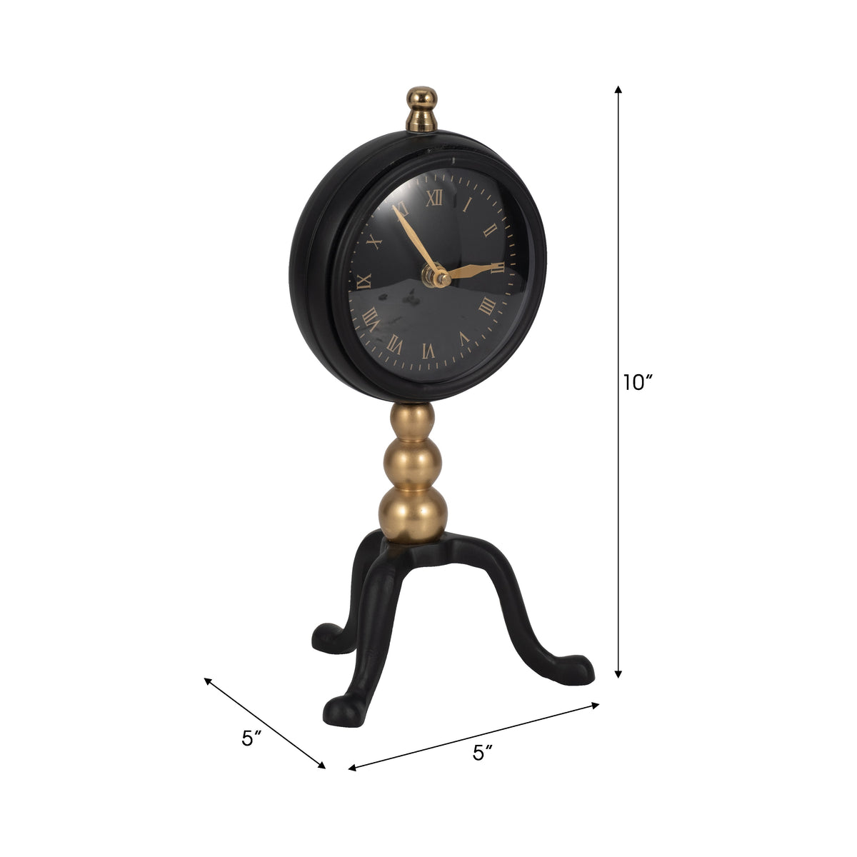 Elginwick Black Clock — 10″ — additional view