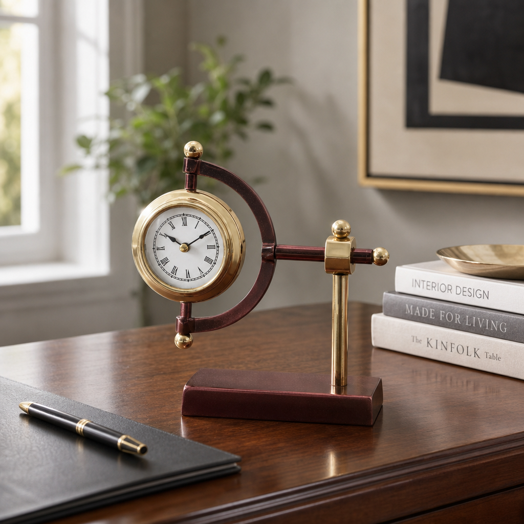 Rexcross Gold Clock — 7″ — additional view