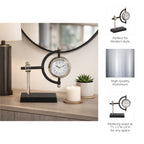 Rexcross Silver Clock — 8″ — additional view