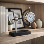 Rexcross Silver Clock — 8″ — additional view