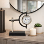 Rexcross Silver Clock — 8″ — additional view