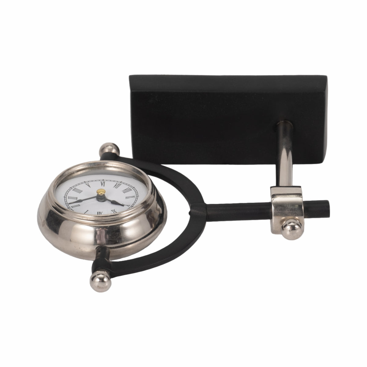 Rexcross Silver Clock — 8″ — additional view