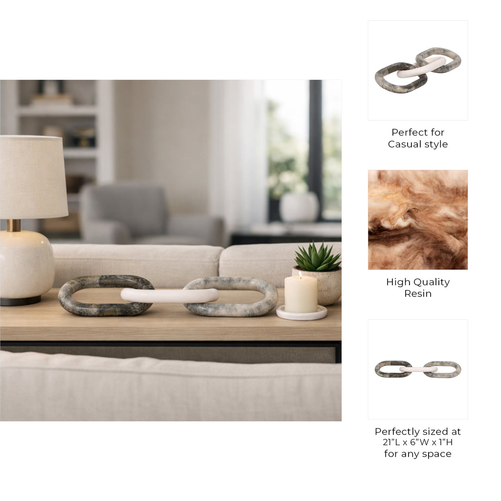 Riderlake Gray Decor — 1″ — additional view