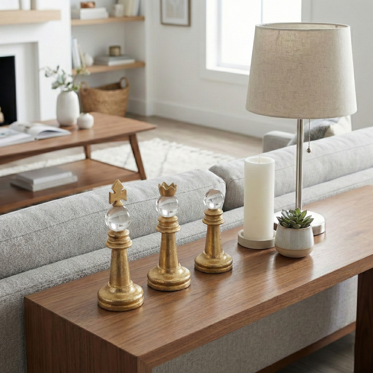 Brynstone Set of 3 Gold Decor — 10″ — additional view