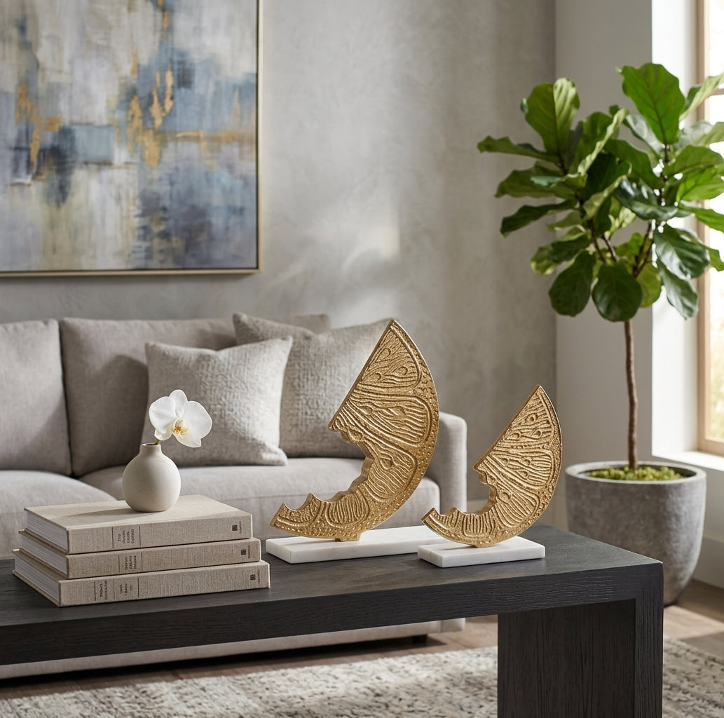 Gradygrove Set of 2 Gold Decor — 10″ — additional view