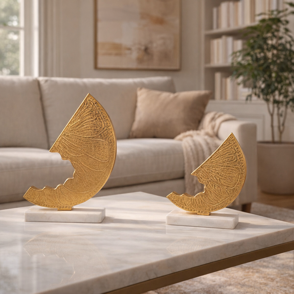 Gradygrove Set of 2 Gold Decor — 10″ — additional view