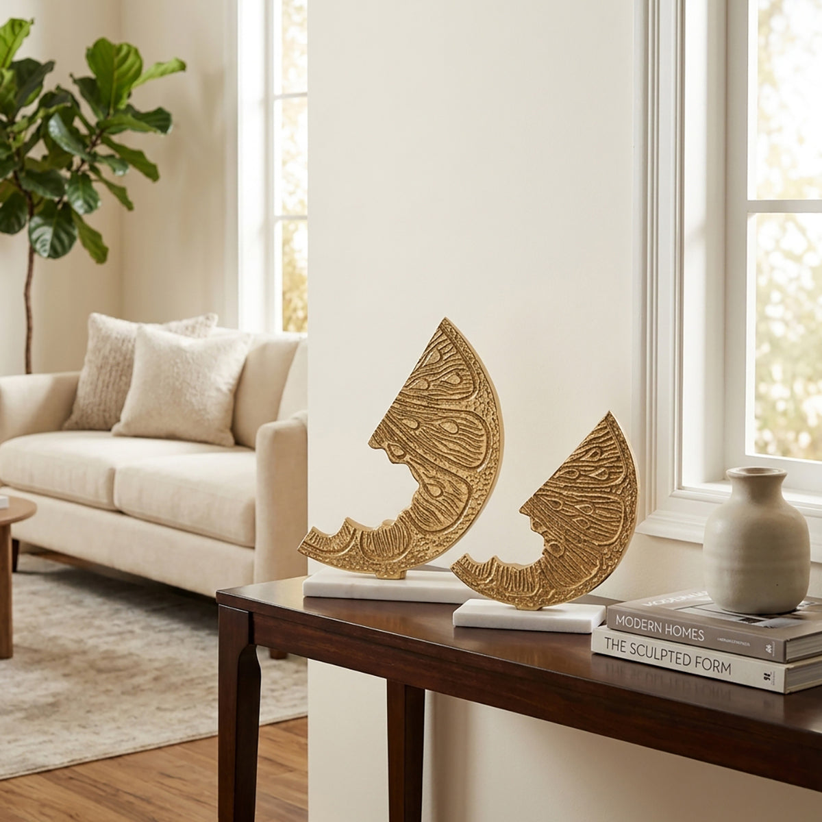 Gradygrove Set of 2 Gold Decor — 10″ — additional view