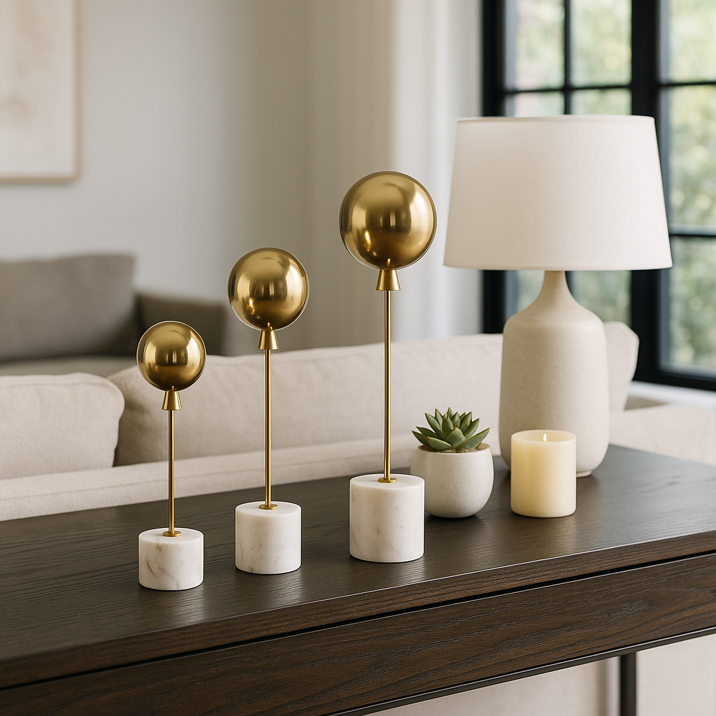 Rafestone Set of 3 Gold Decor — 18″ — additional view
