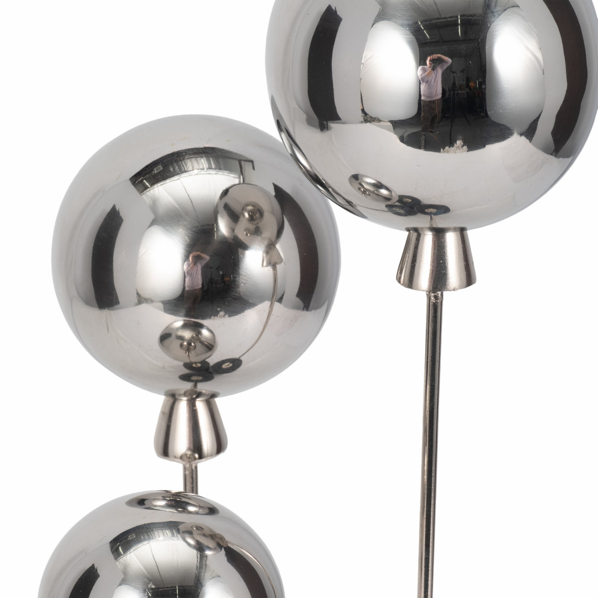 Rafestone Set of 3 Silver Decor — 18″ — additional view