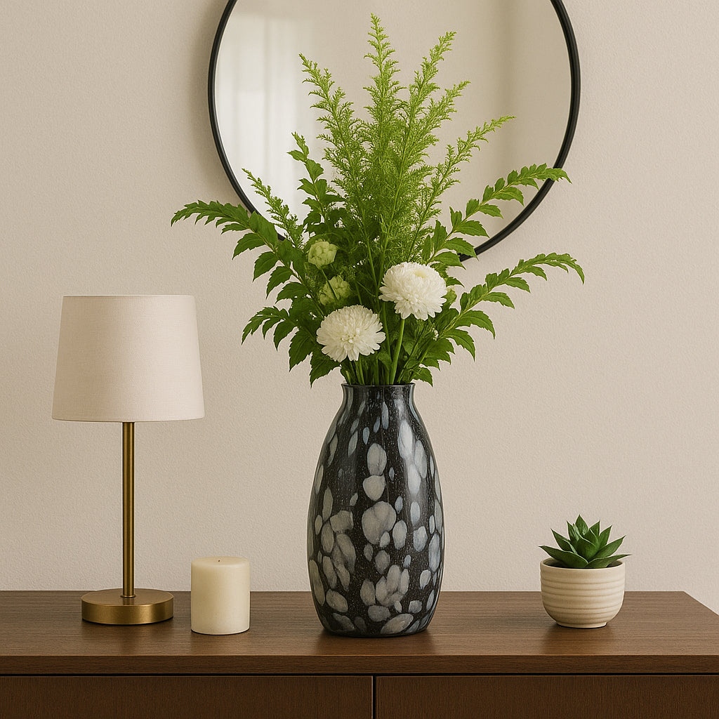 Gaigemill Gray Glass Vase — 20″ — additional view