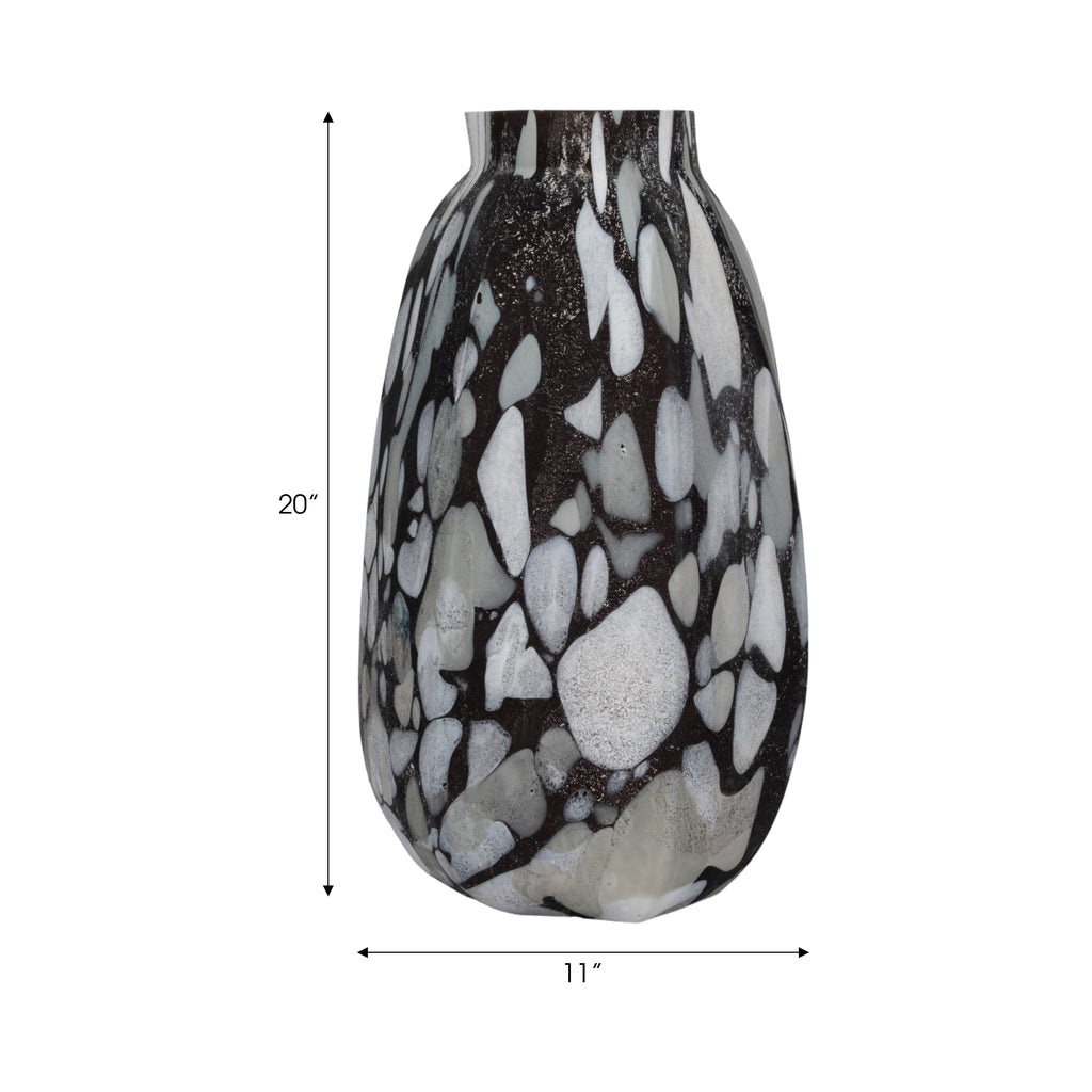 Gaigemill Gray Glass Vase — 20″ — additional view