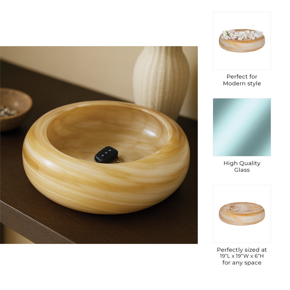 Garnershaw Orange Bowl — 6″ — additional view