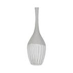 Thornby White Glass Vase — 17″ — additional view