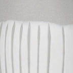 Thornby White Glass Vase — 17″ — additional view