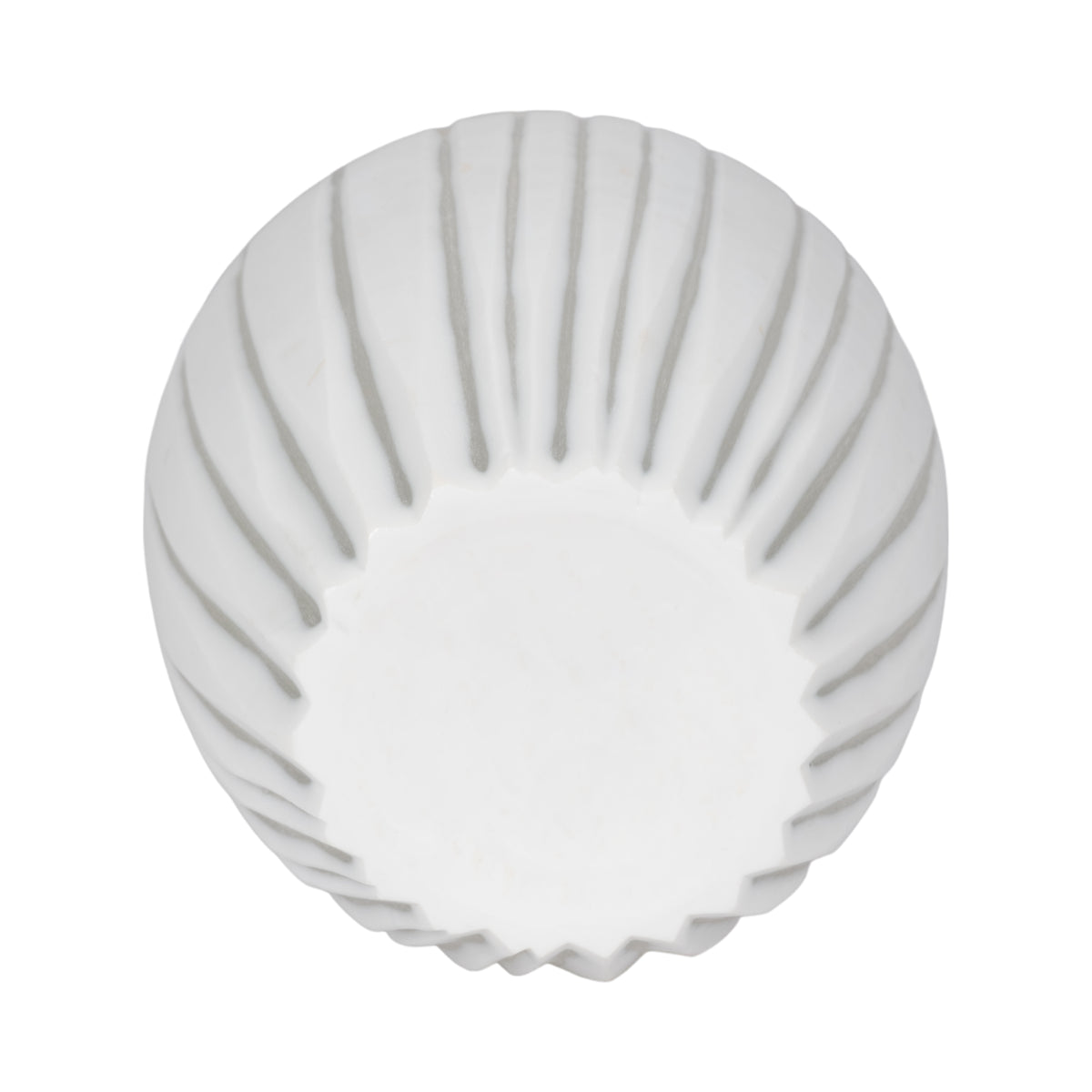 Thornby White Glass Vase — 17″ — additional view