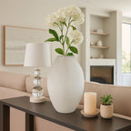 Adlergrove White Glass Vase — 18″ — additional view