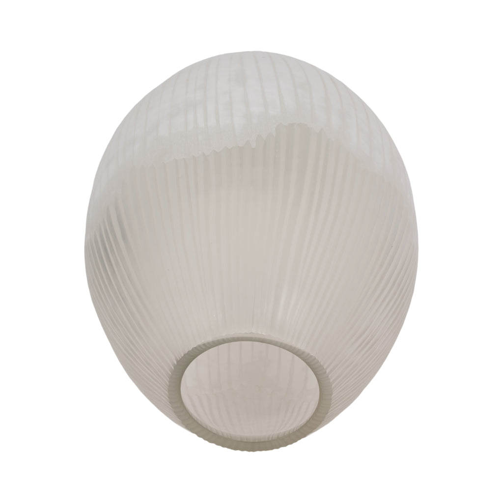 Adlergrove White Glass Vase — 18″ — additional view