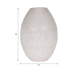 Adlergrove White Glass Vase — 18″ — additional view
