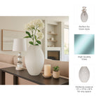 Adlergrove White Glass Vase — 18″ — additional view