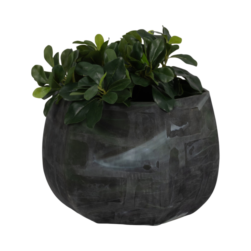 Dylandale Green Glass Vase — 10″ — additional view