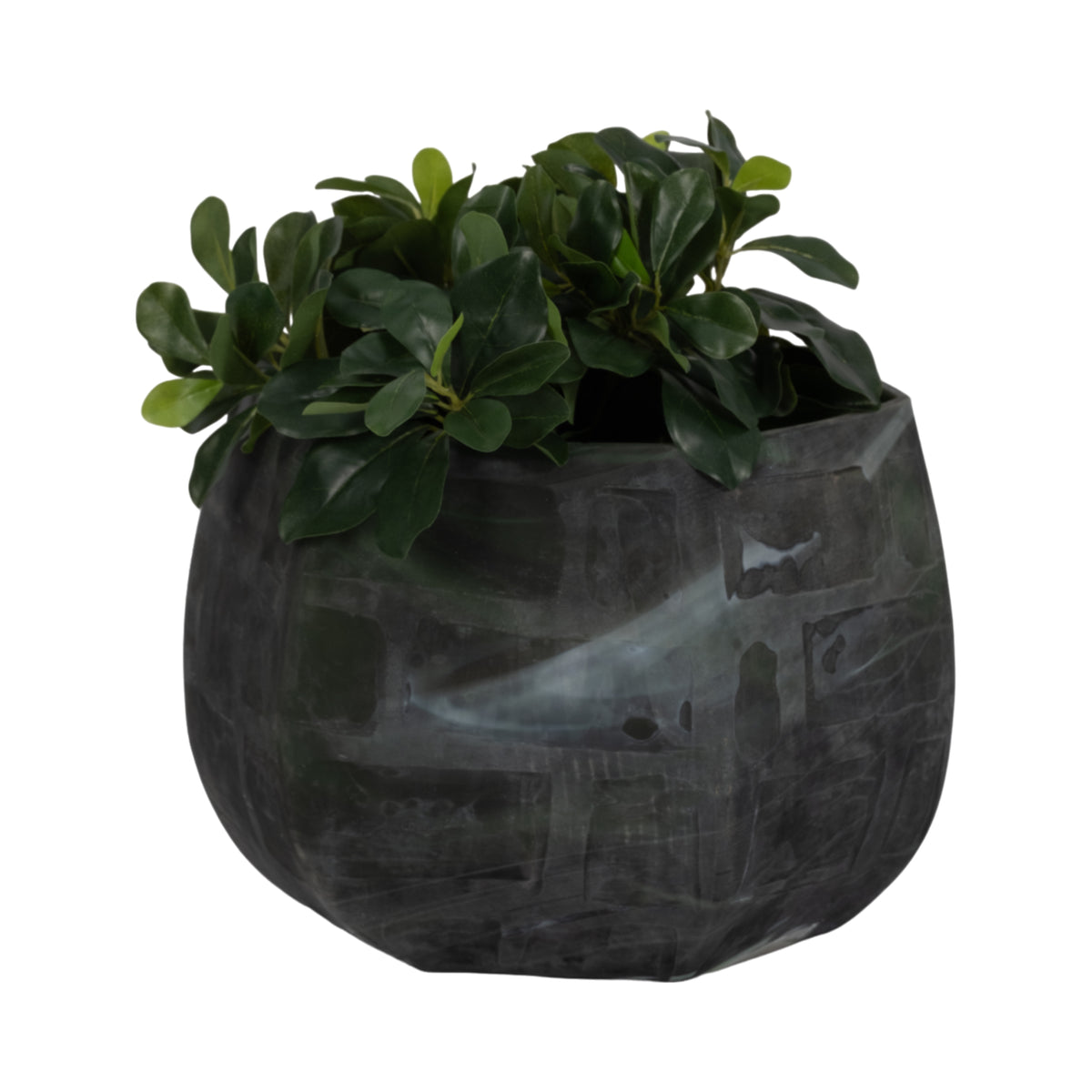 Dylandale Green Glass Vase — 10″ — additional view