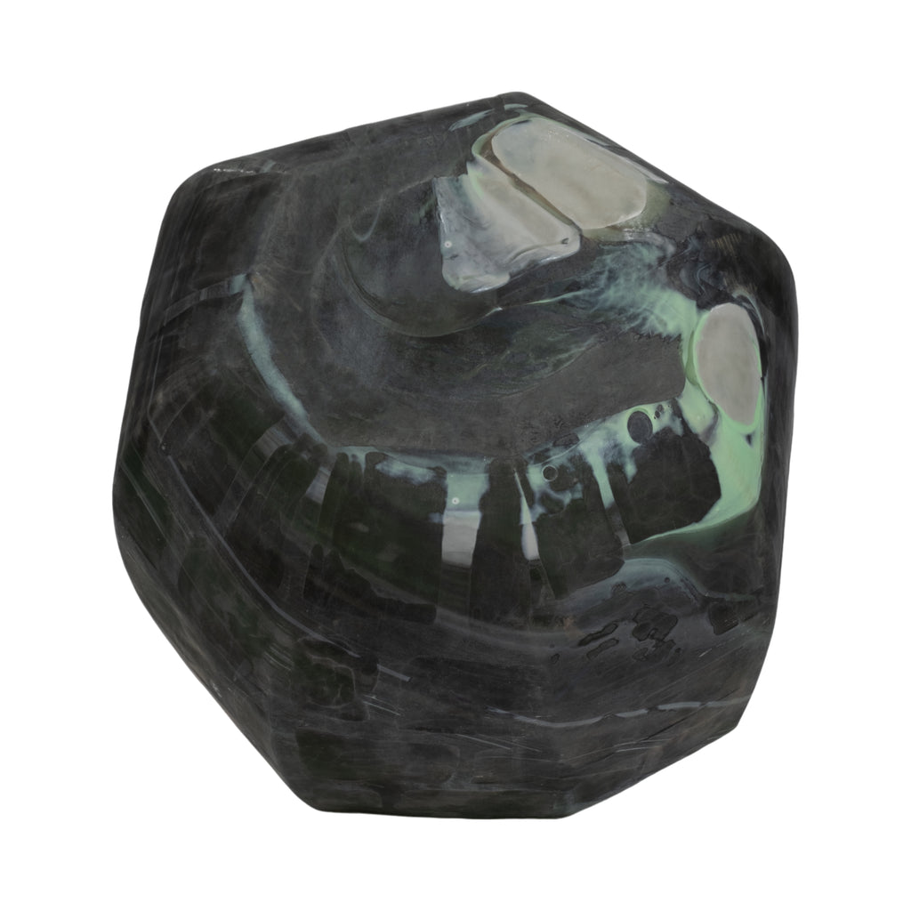 Dylandale Green Glass Vase — 10″ — additional view