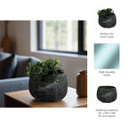 Dylandale Green Glass Vase — 10″ — additional view
