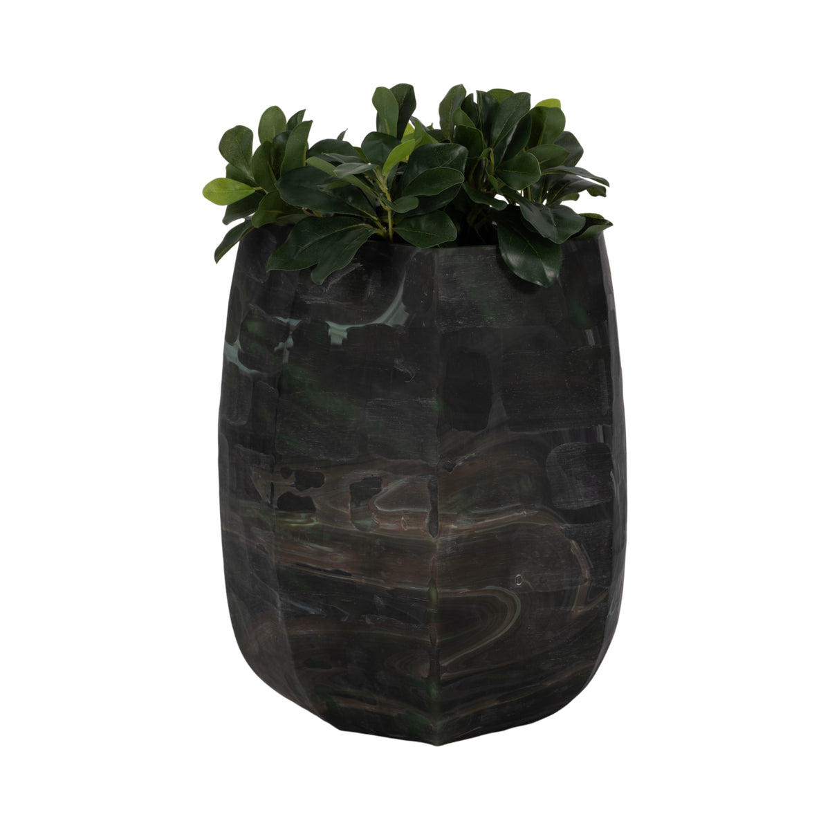 Dylandale Green Glass Vase — 15″ — additional view