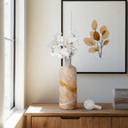 Newtongrove Gray Glass Vase — 16″ — additional view