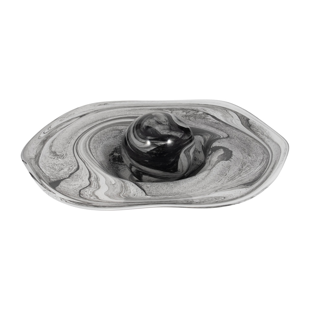 Denverridge Gray Plate — 4″ — additional view