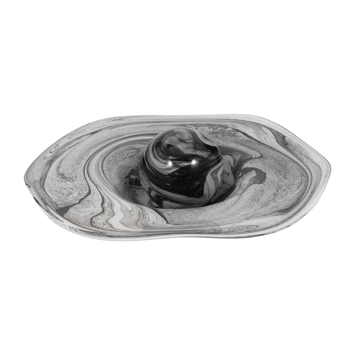 Denverridge Gray Plate — 4″ — additional view