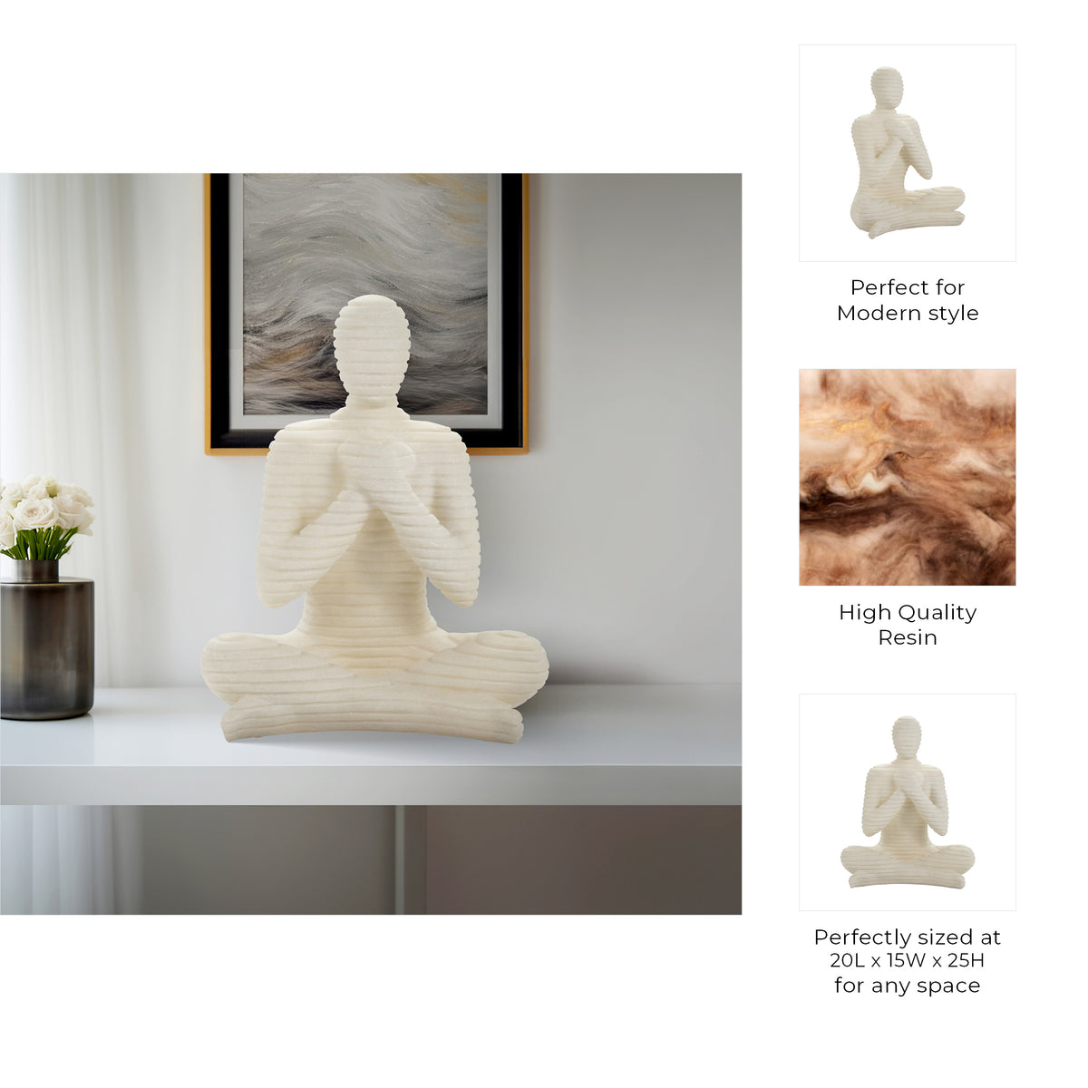 Daltonoak White Decor — 25″ — additional view