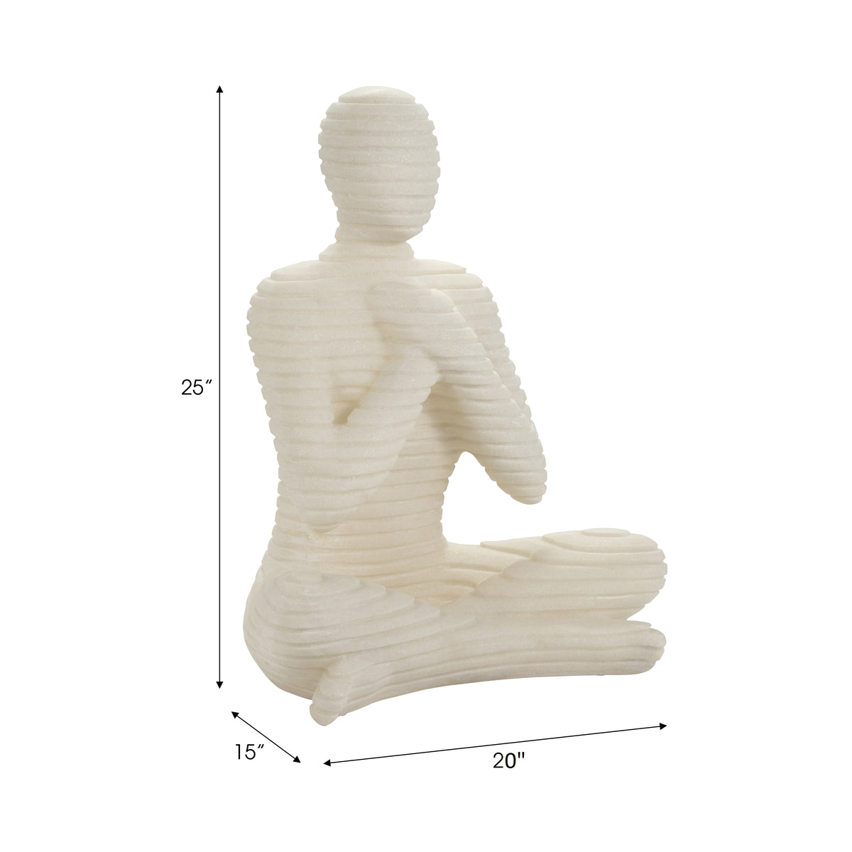 Daltonoak White Decor — 25″ — additional view