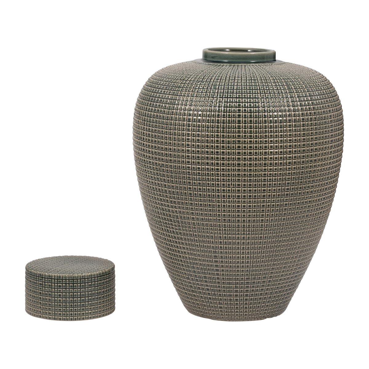 Eltonridge Green Vase — 21″ — additional view