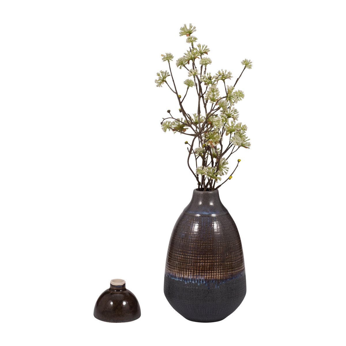Carlinfield Brown Vase — 12″ — additional view