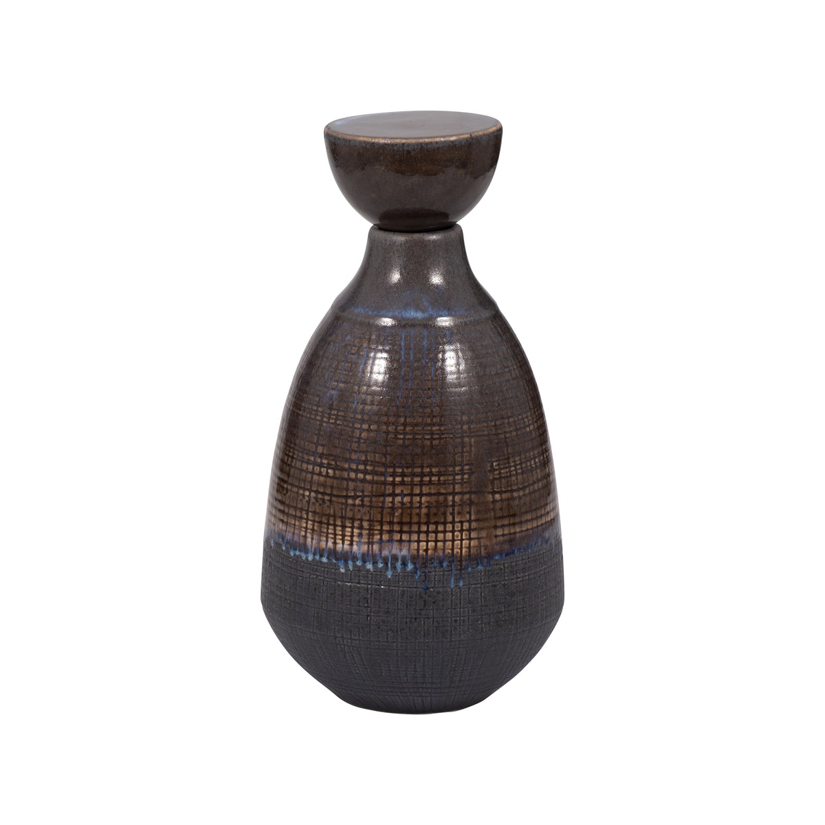 Carlinfield Brown Vase — 12″ — additional view