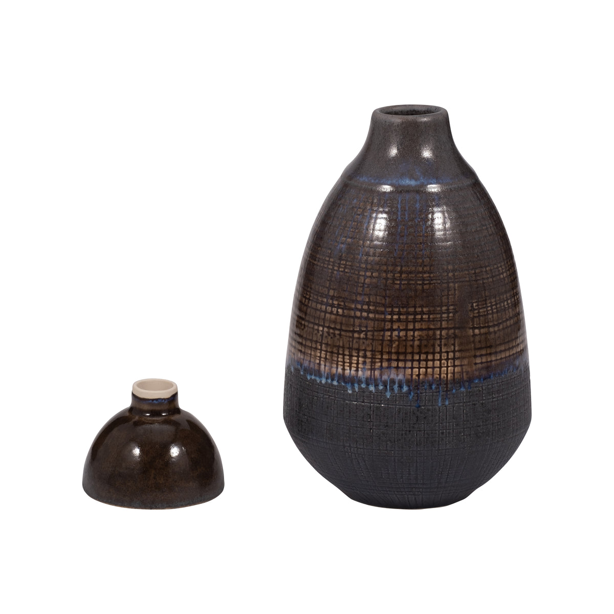 Carlinfield Brown Vase — 12″ — additional view