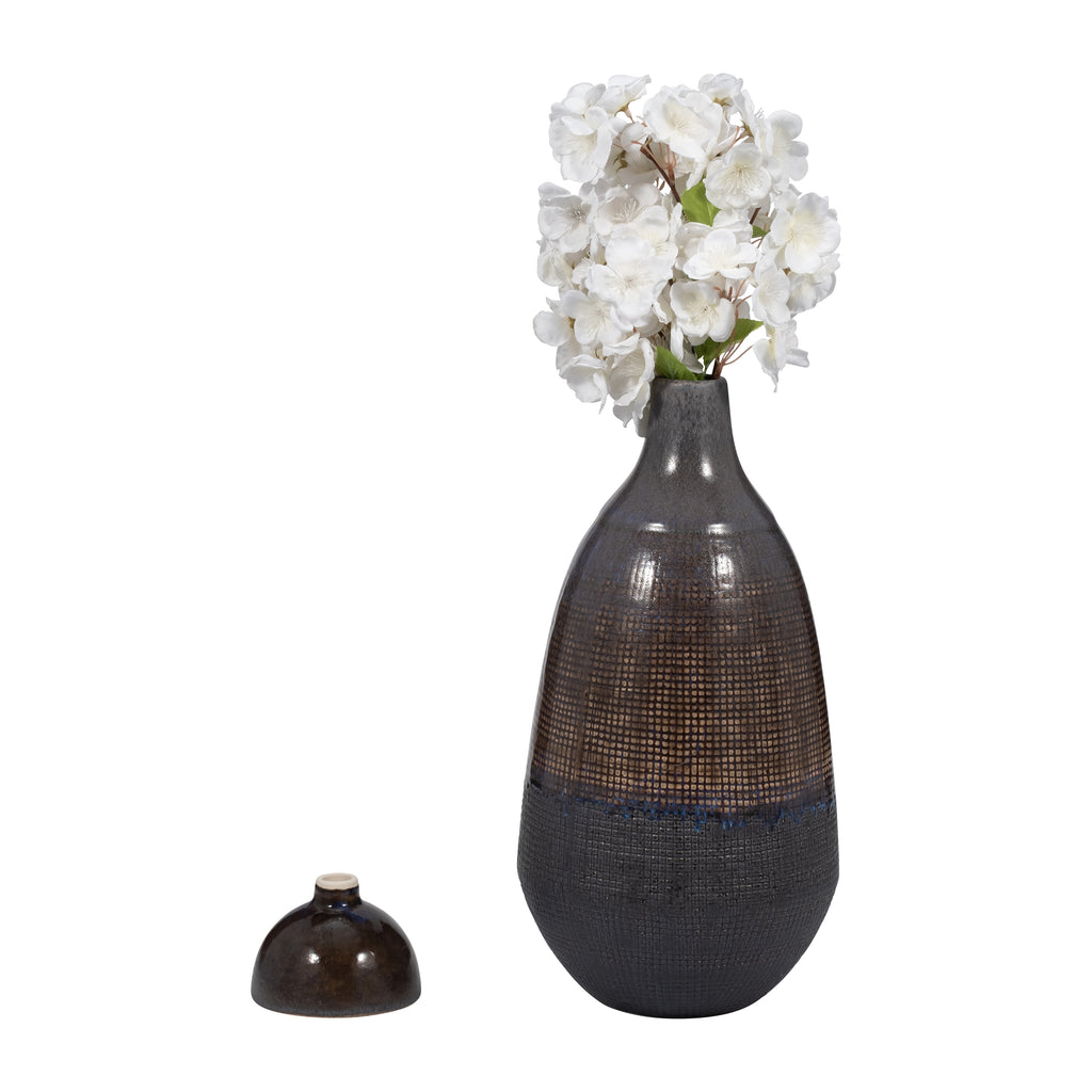 Carlinfield Brown Vase — 18″ — additional view